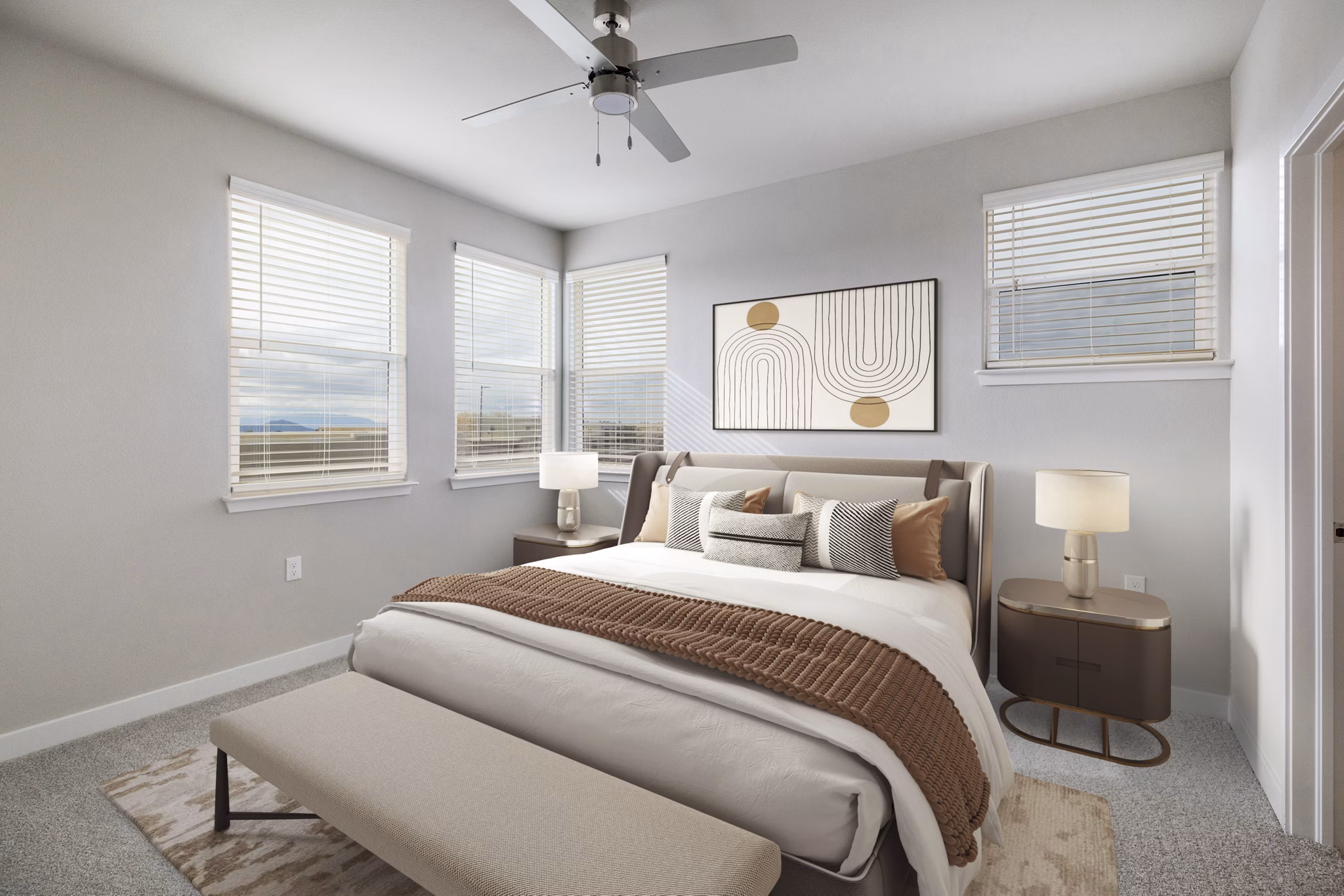 bedroom at Turquesa Apartments