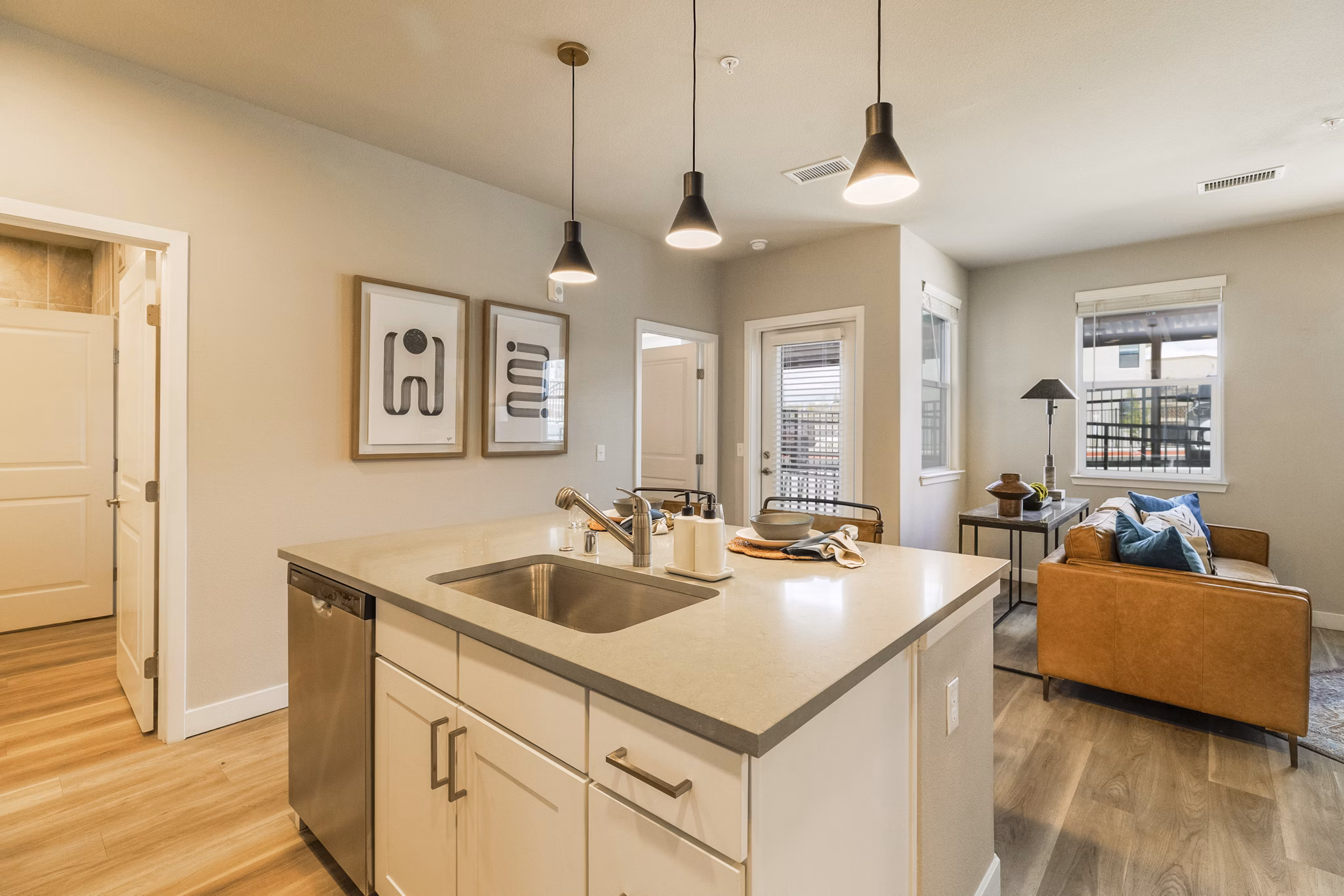 kitchen at Turquesa Apartments