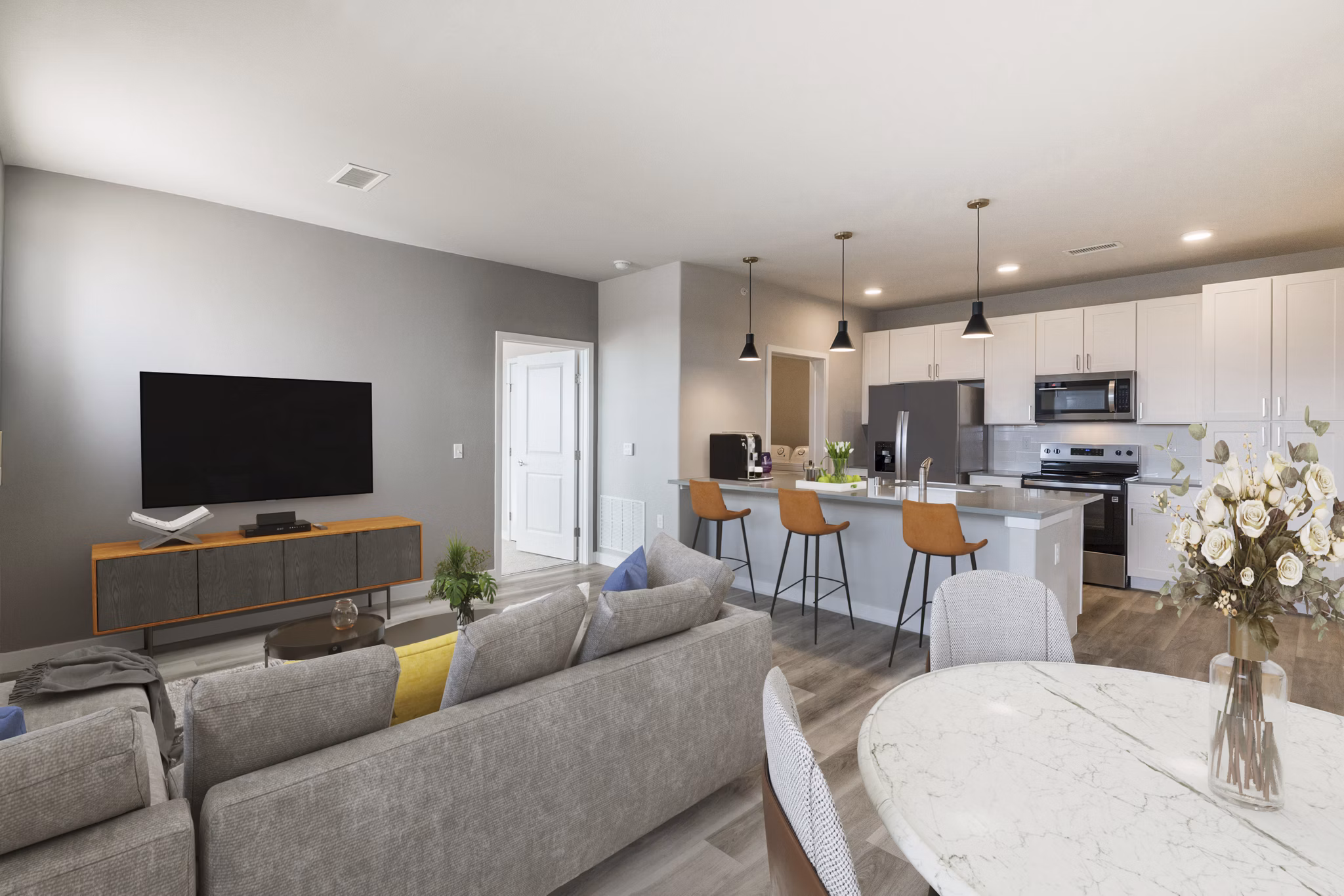 living room at Turquesa Apartments