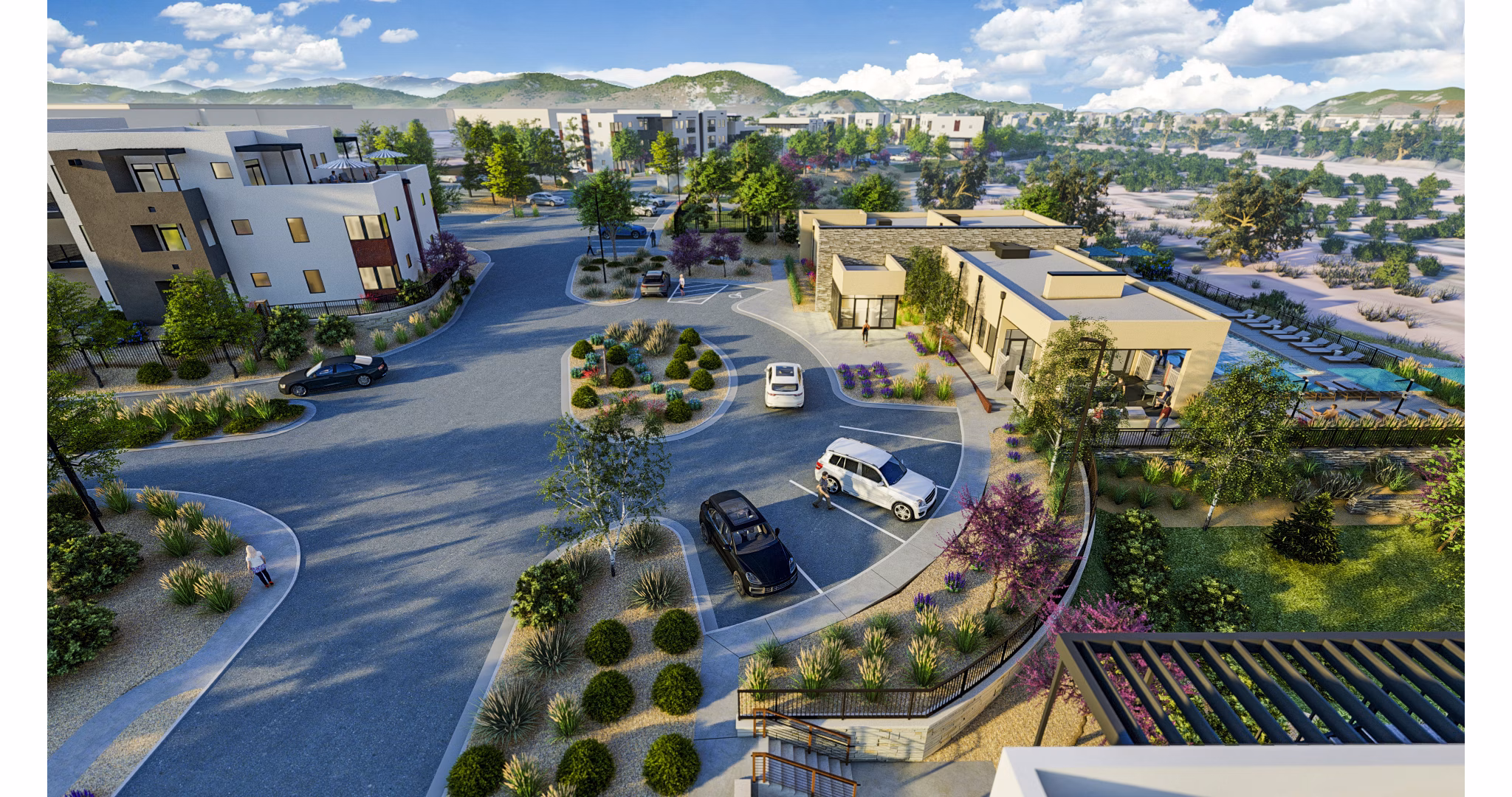 rendering at Turquesa Apartments
