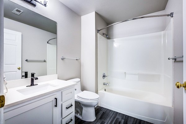 bathroom at River Oaks Apartment & Suites Apartments