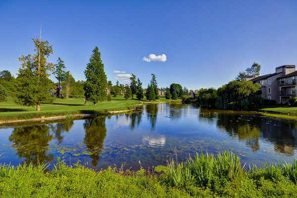 The Fairways: Scenic golf course view at luxury apartments in serene surroundings