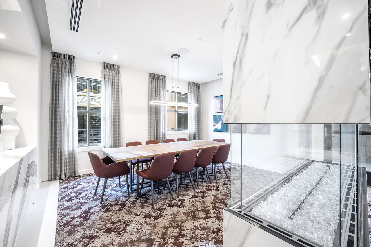 Work space at Core Natomas Apartments
