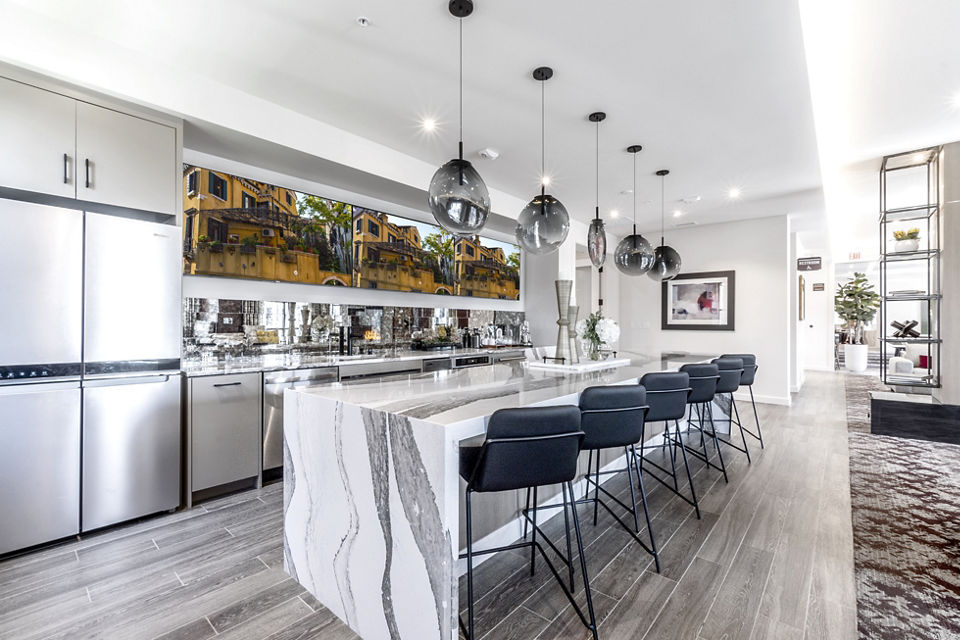 The Core Natomas Apartments: Modern clubhouse featuring luxury amenities in the heart of Sacramento