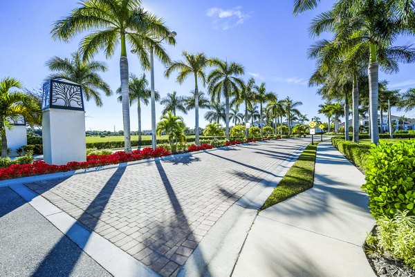 Estero Oaks: Elegant entrance of luxury apartments in Estero