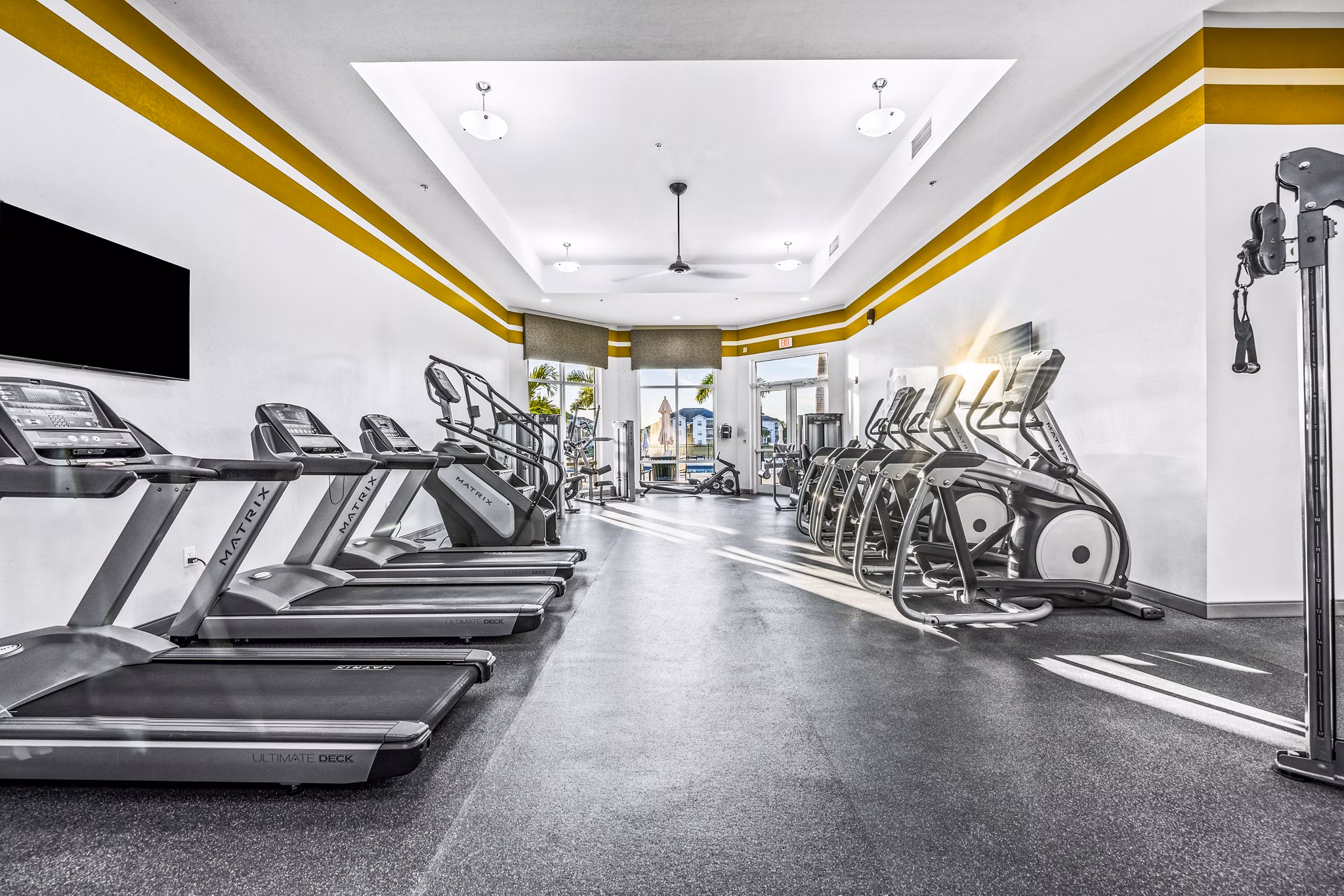 Estero Oaks Apartments: Modern fitness center with state-of-the-art equipment