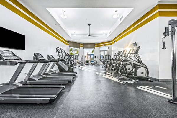 fitness center at Estero Oaks Apartments