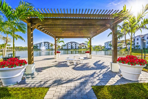 patio at Estero Oaks Apartments