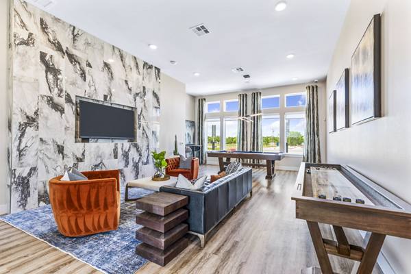 clubhouse game room at Prose Fossil Creek Apartments