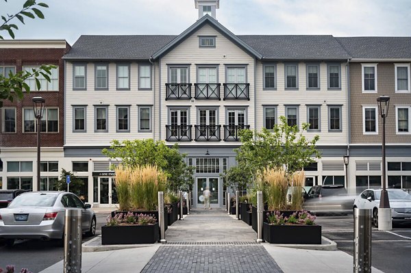 Darien Commons: Elegant of luxury apartments in the heart of Darien, showcasing modern architectural design