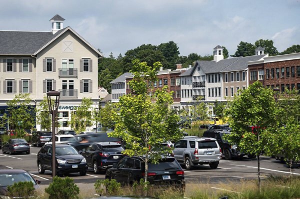 Darien Commons: Modern luxury apartment featuring elegant design in Darien