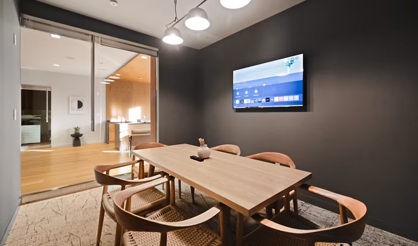Stylish clubhouse with modern furnishings at Darien Commons Apartments, perfect for gatherings and relaxation