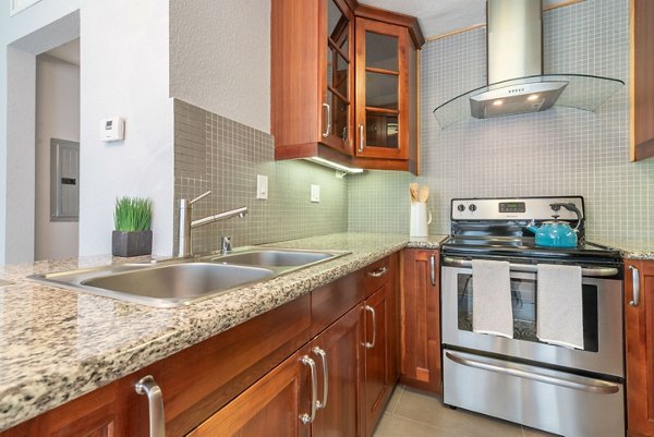 kitchen at Towne at Glendale Apartments