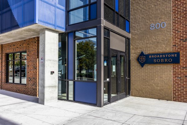 building/exterior of Broadstone SoBro Apartments