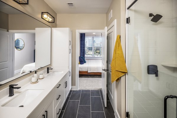 bathroom at Broadstone SoBro Apartments