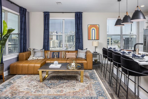 living room at Broadstone SoBro Apartments