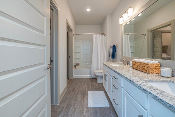 bathroom at Tide on 35 Apartments