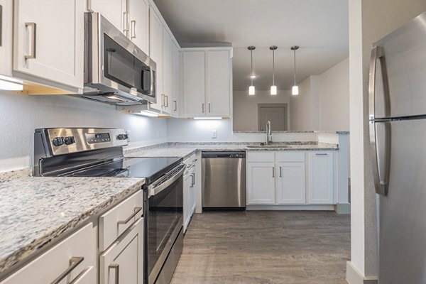 kitchen at Tide on 35 Apartments