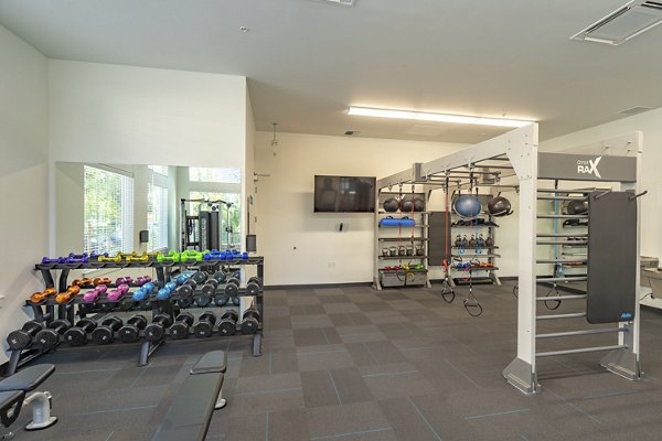 fitness center at Park on 20th Apartments