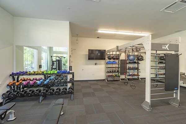 Modern fitness center with state-of-the-art equipment at Park on 20th Apartments