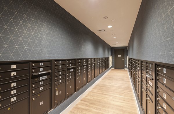 mail room at Avenida at Centerra Apartments