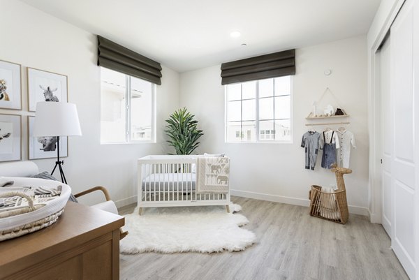 Cozy bedroom with modern decor in Vello Valley BTR Single Apartment Townhomes