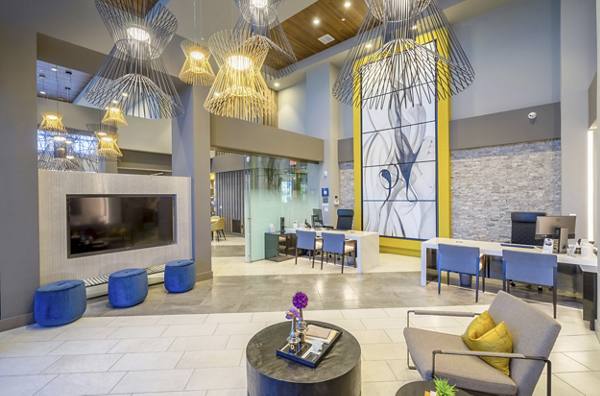 clubhouse at Cadence at Frisco Station Apartments