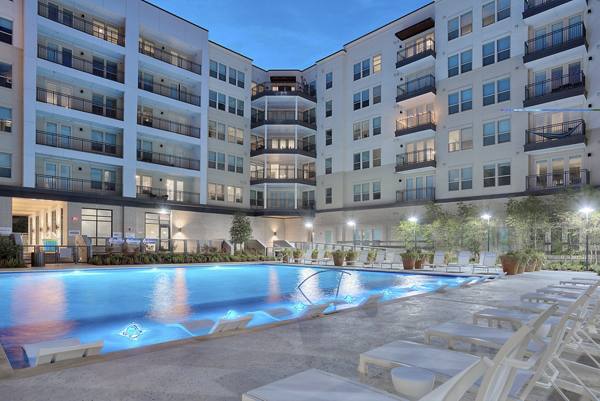 pool at 101 Center Apartments