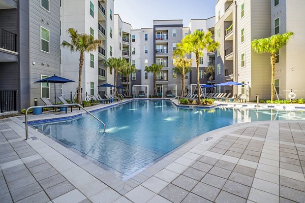 pool at The Accolade Collegiate Village West Apartments