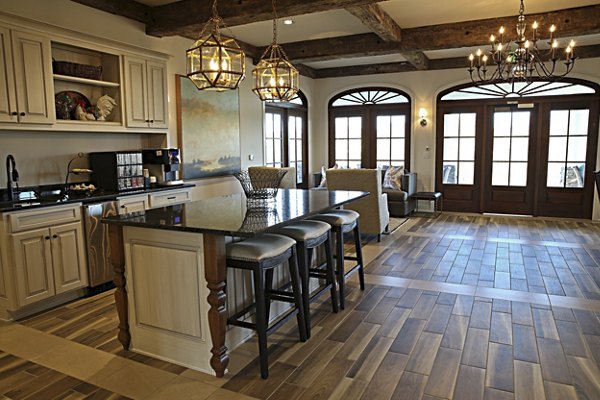 Clubhouse with modern design and cozy seating at Savannah West Apartments, offering luxury living in a vibrant community setting