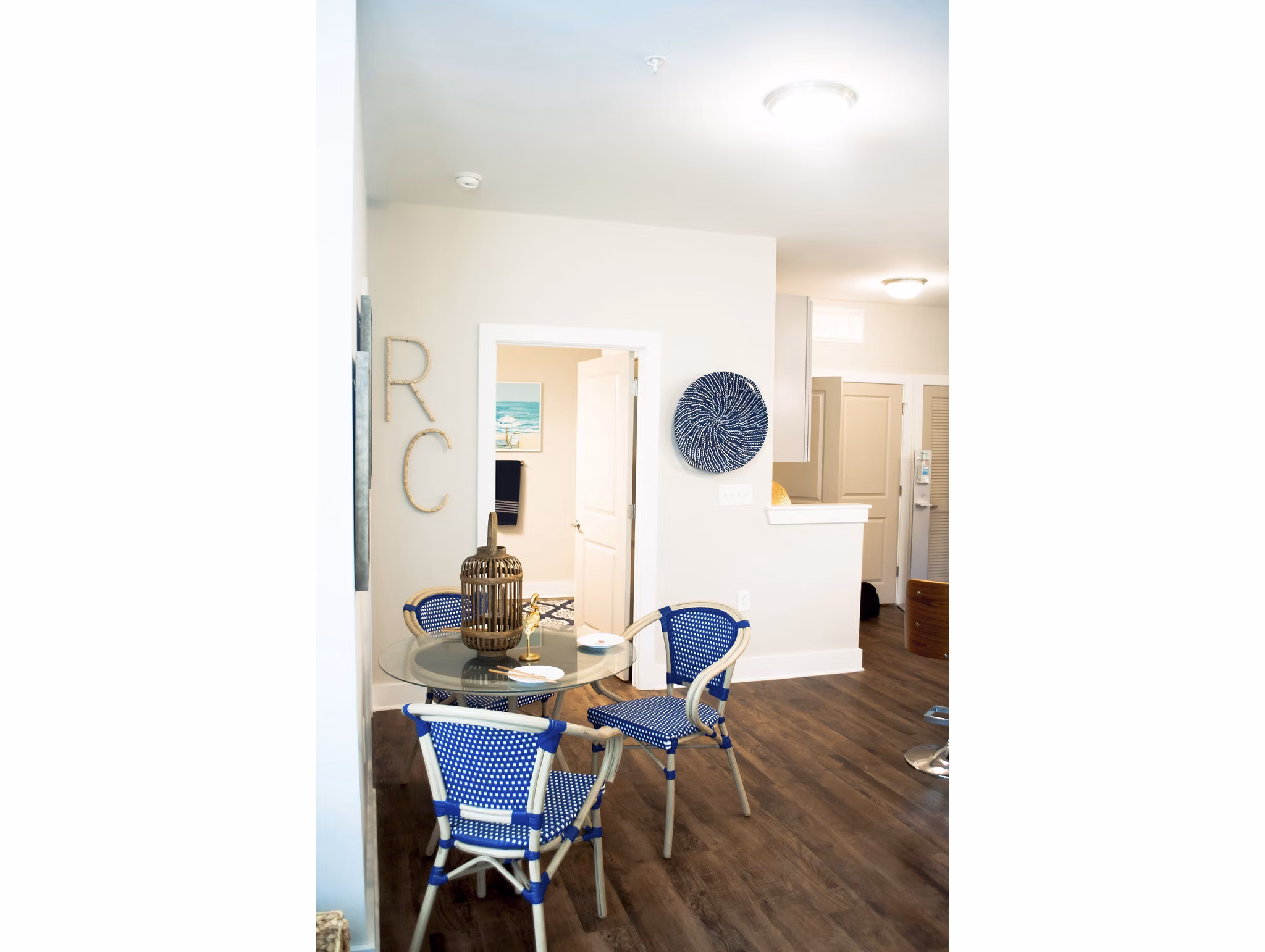 Dining area with modern decor and natural light at The Arden Apartments