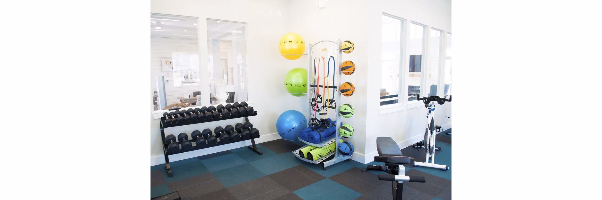 State-of-the-art fitness center with modern equipment at The Arden Apartments