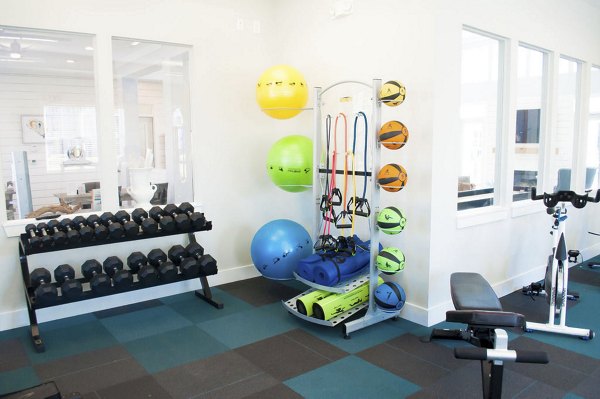 State-of-the-art fitness center with modern equipment at The Arden Apartments