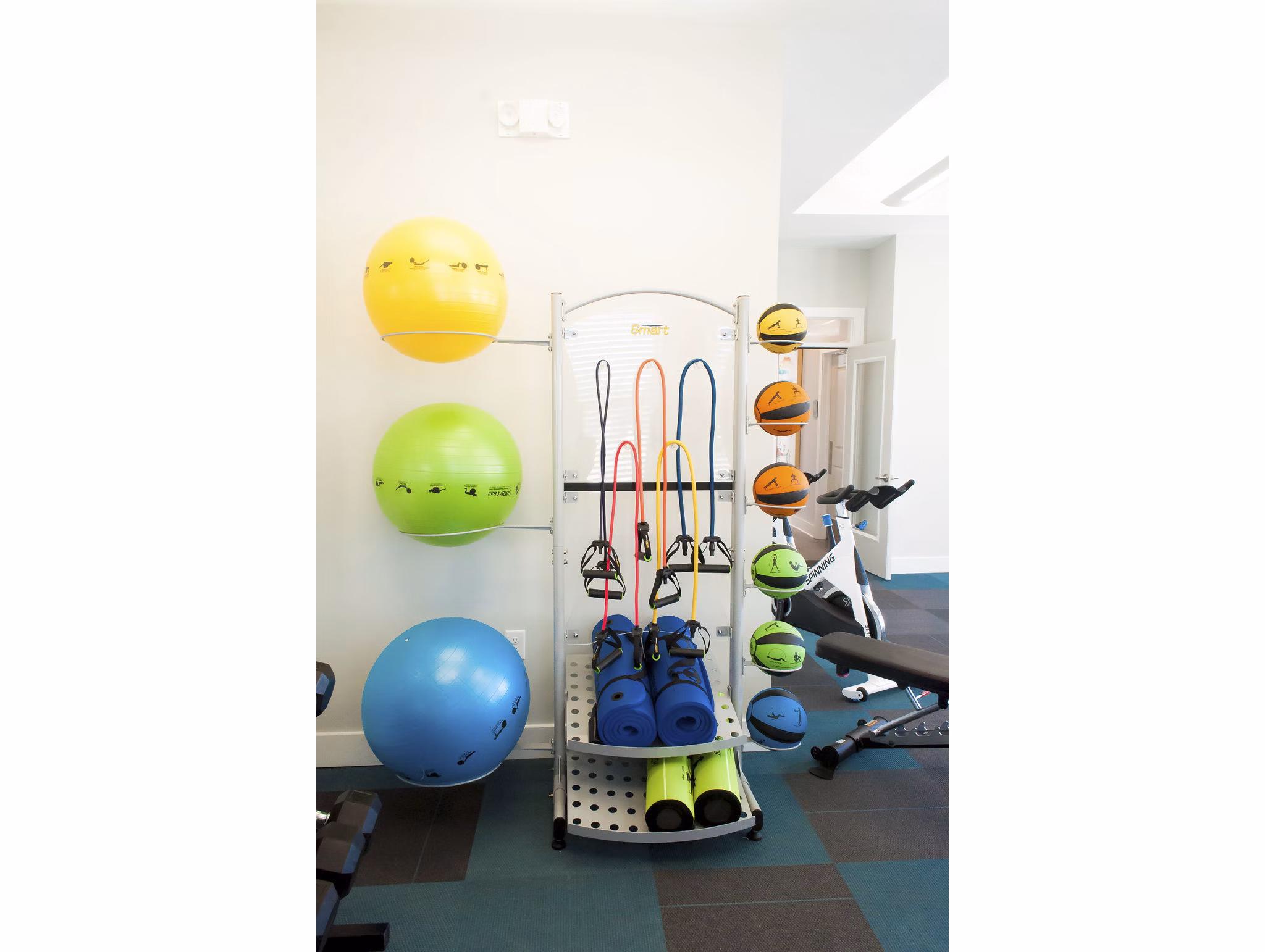 State-of-the-art fitness center with modern equipment at The Arden Apartments, featuring premium workout facilities for residents