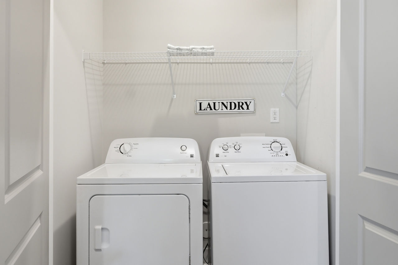 Laundry room at The Arden Apartments
