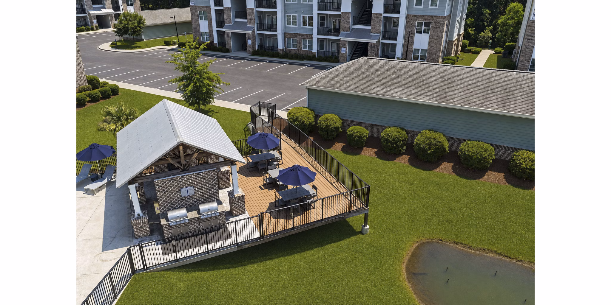 grill area at The Arden Apartments