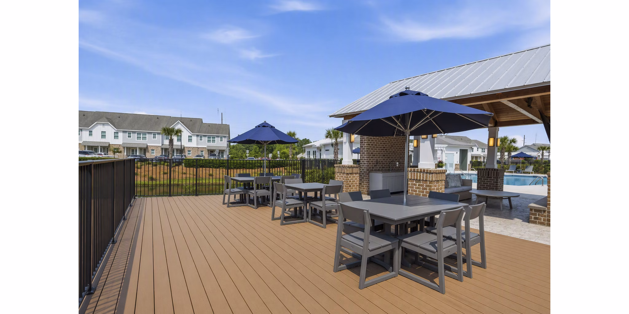 grill area at The Arden Apartments