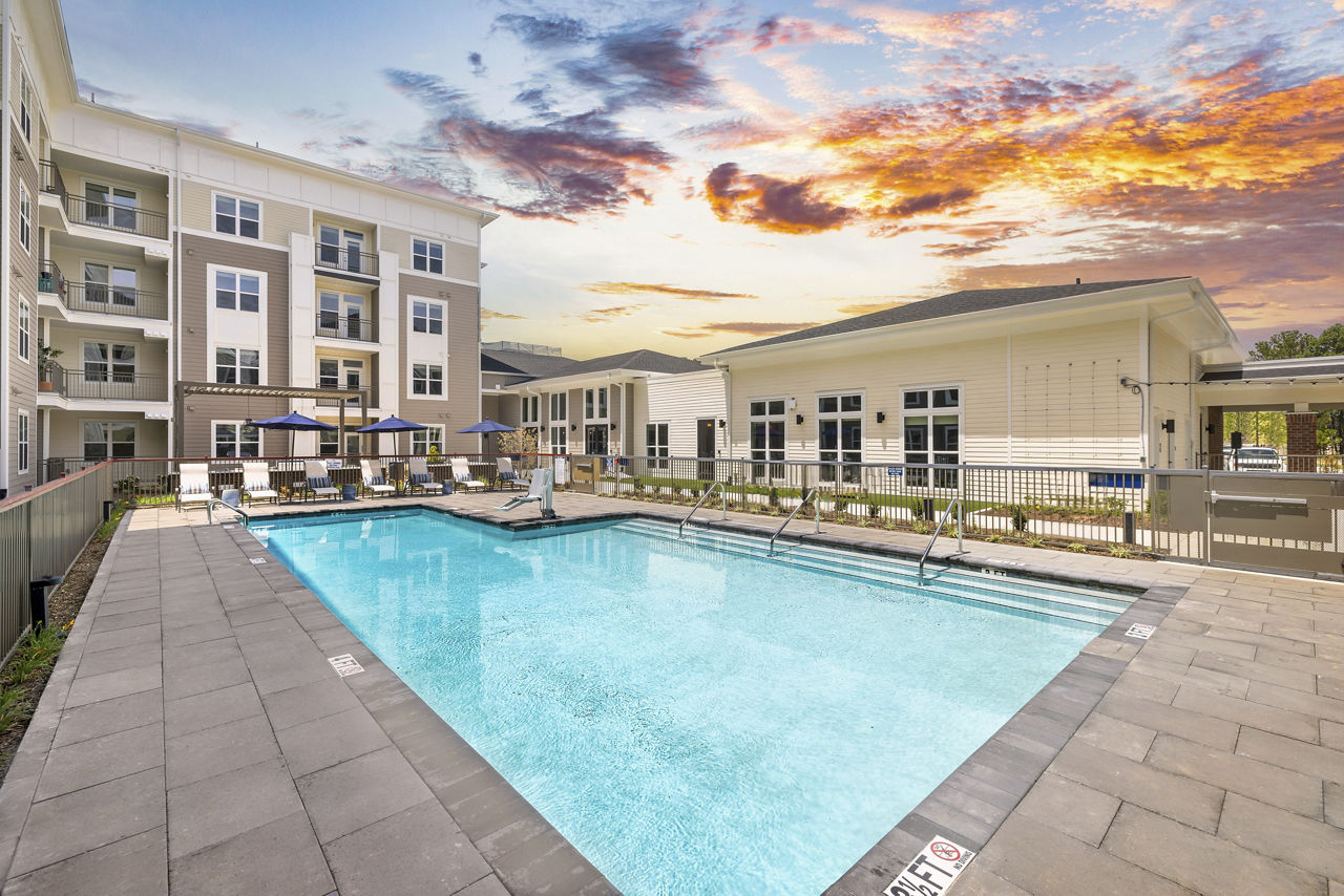 Pool at Album Huntersville (1 of 2)