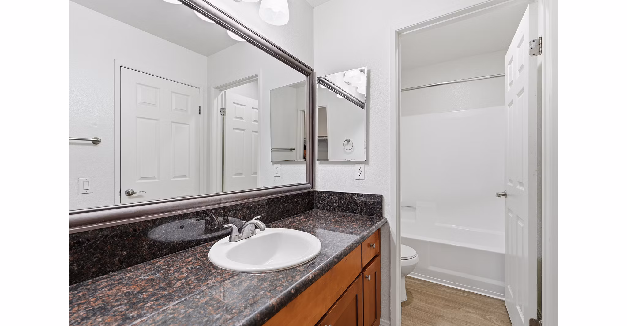 bathroom at Adagio Apartments
