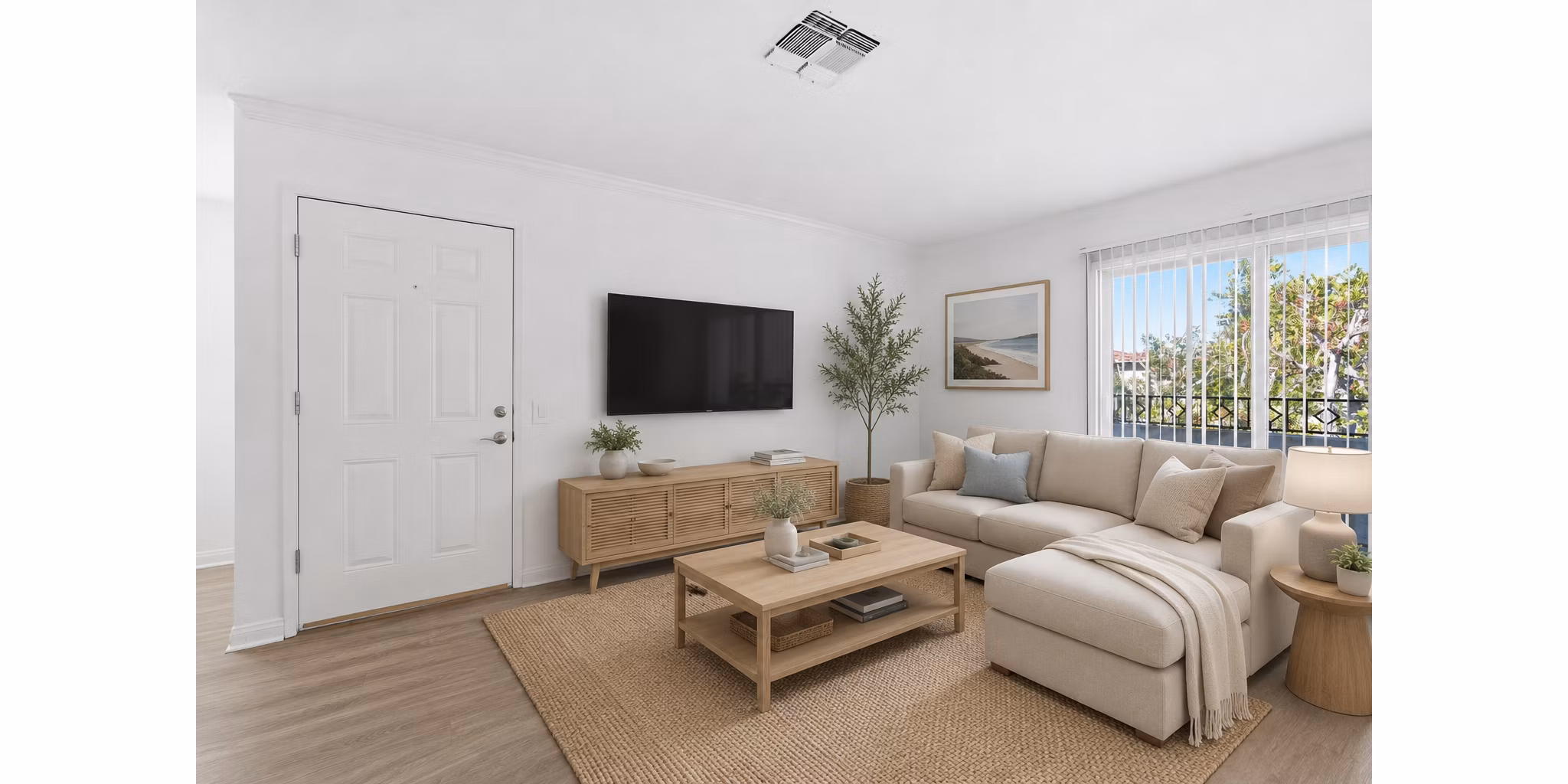living room at Adagio Apartments