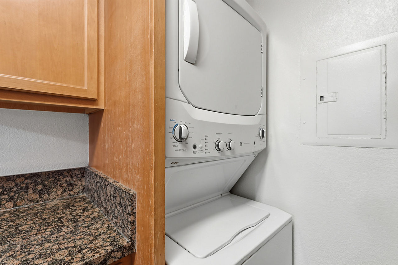 Laundry room at Adagio