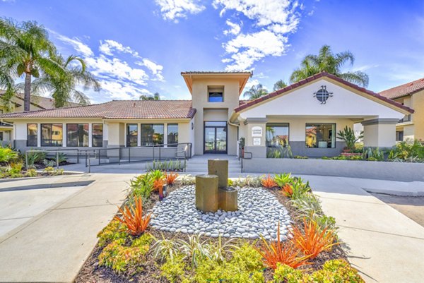 Modern clubhouse and leasing office at Altair Apartments, featuring contemporary design and welcoming spaces