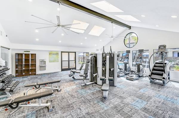 fitness center at Altair Apartments