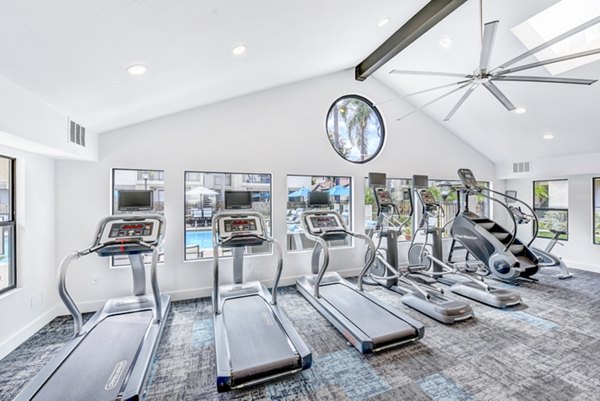 fitness center at Altair Apartments