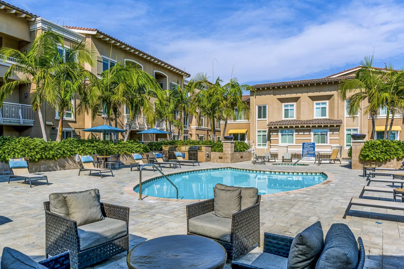 Stunning infinity pool at Altura Apartments, perfect for relaxation and recreation
