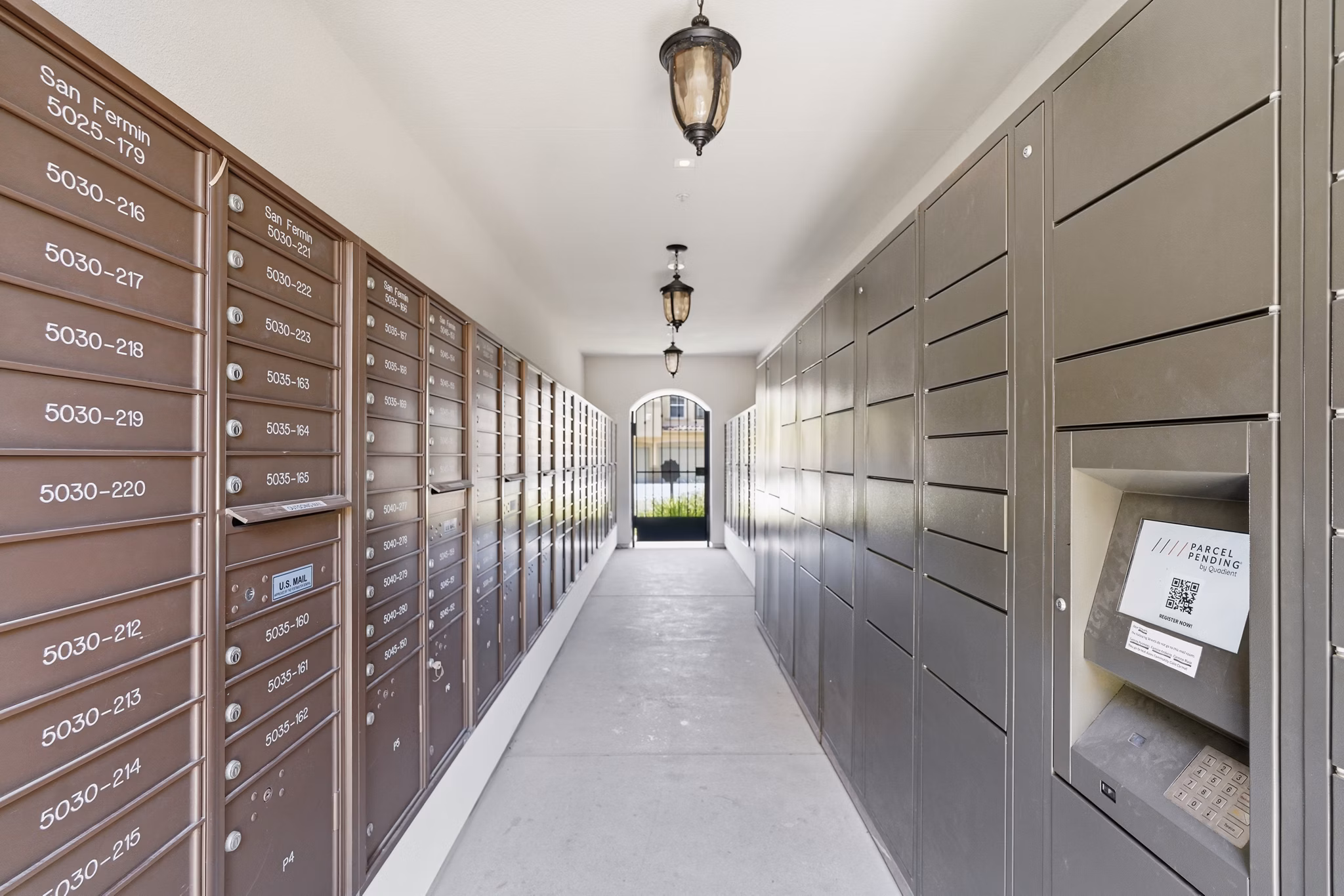 Mail Room at Avino Apartments