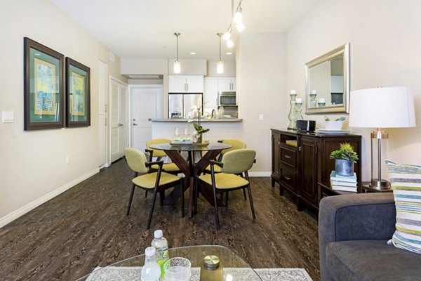 dining area at Avino Apartments