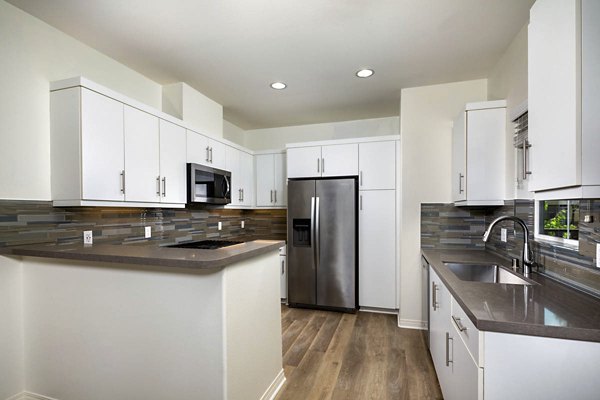 kitchen at Avino Apartments 