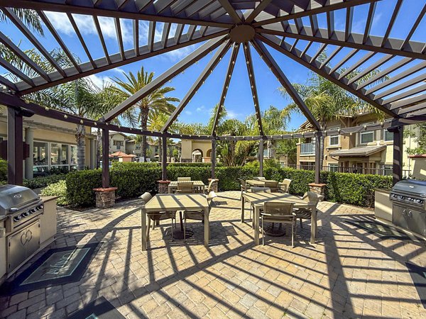 grill area at Avino Apartments 
