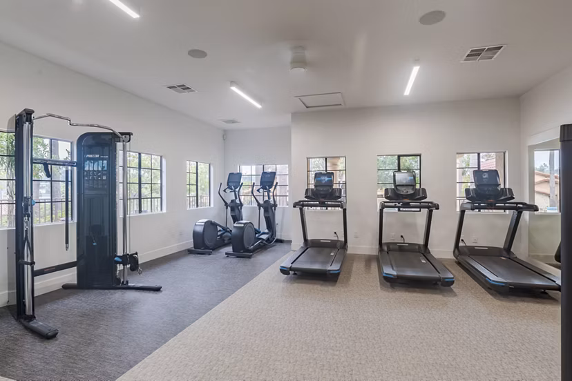 fitness center at Bella Terra Apartments
